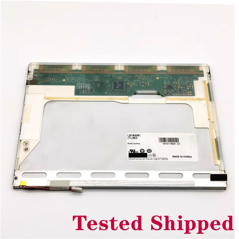 100% исходный тест ЖК дисплей экран LB104S01(TL)(02) LB104S01 TL02 10 4 дюймов|Зарядные устройства|