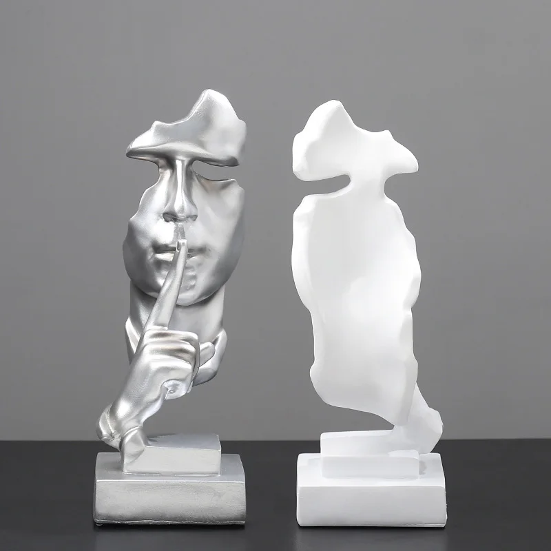 Миниатюрная модель персонажа не разговаривать изысканные серебряные украшения