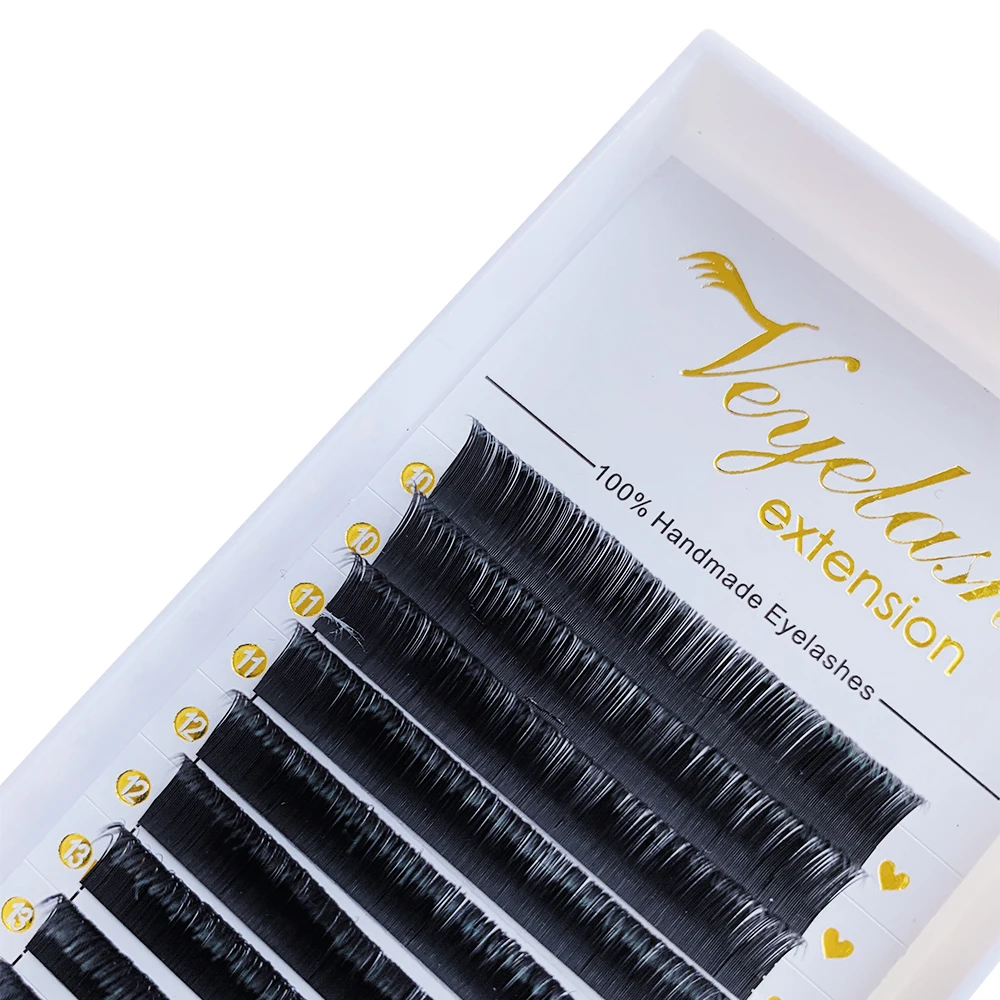 Ресницы для наращивания Viplash индивидуальные норковые накладные ресницы разной