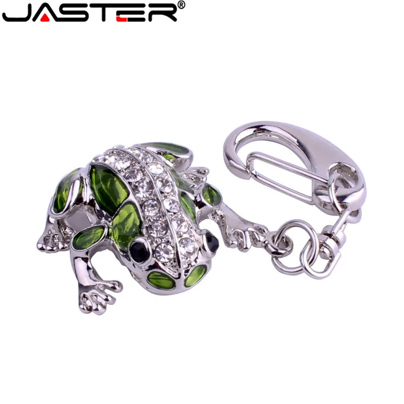 Флэш накопитель JASTER металлическая лягушка USB 2 0 64 ГБ 32 16 ГБ|USB флэш-накопители| |