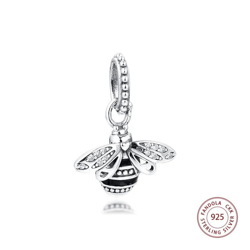 Соответственные Пандоре обаятельные браслеты 925 стерлингового серебра