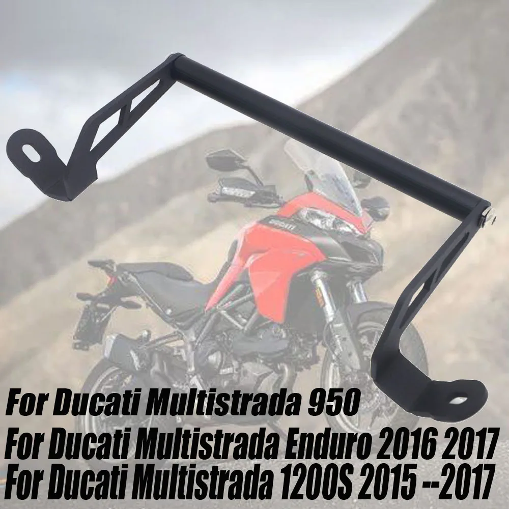 Держатель для навигатора кронштейн GPS навигации Ducati MULTISTRADA 950 1200 1200S 2015 2017|Накладки
