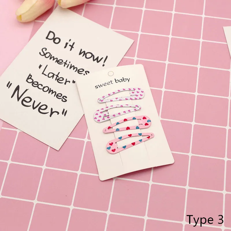 Красивые детские заколки для волос девочек милые детей цветной ободок случайные