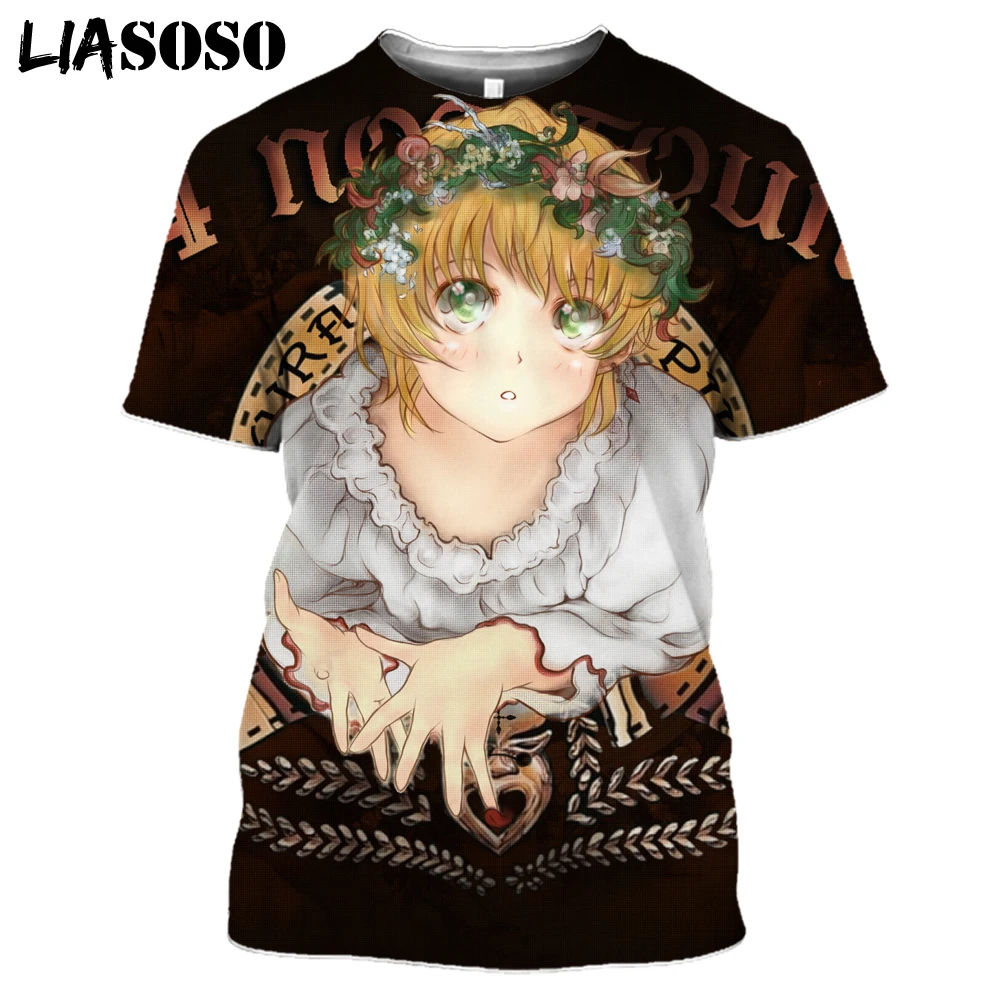 

LIASOSO Hunter X Hunter Kurapika Men's T Shirt Women 3D Print Harajuku Tshirt Unisex Short Sleeve Anime T-shirt Male Casual