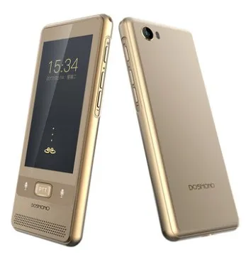 Розовое золото Умный голосовой переводчик S501 3," сенсорный экран 4G wifi TF расширение карты язык - Цвет: Розовое золото