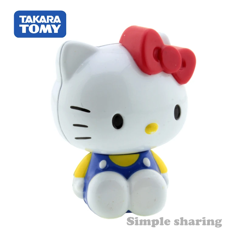 Takara Tomy Metacolle Hello Kitty голубая металлическая коллекция литые модели Аниме фигурки