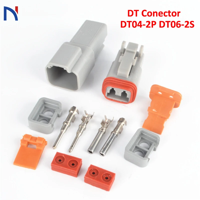 1 комплект DT Conector DT06 2S/DT04 2P водонепроницаемый электрический соединитель для