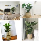 Плетеная корзина для хранения цветов, корзины для рягзного белья, декоративная корзина для хранения, ротанговый цветочный горшок, Домашний Органайзер