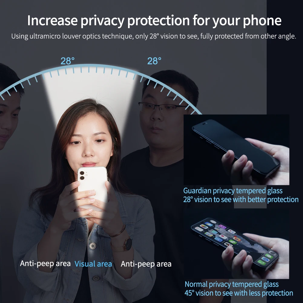 for iphone 13 pro glass for iphone 13 pro max nillkin privacy protection tempered glass for iphone 1313 mini screen protector free global shipping