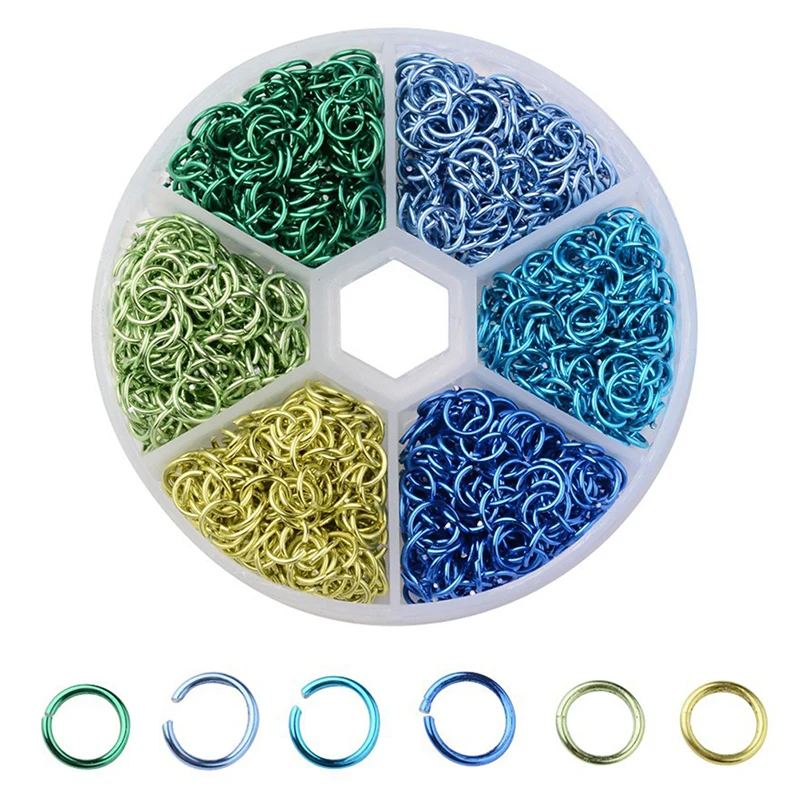 1080 шт Круглые Диаметр 6 мм обруч серьги нержавеющая сталь провод разъем ювелирных