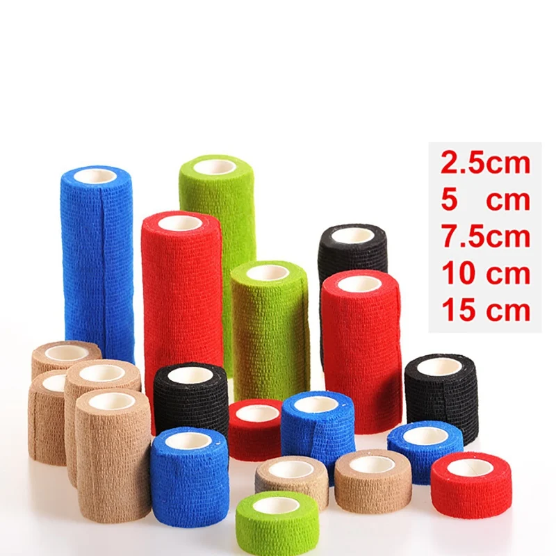 

2019 New 4.5m Sports Elastoplast Self-Adhesive Tape Bandage Athletic Tape Medical Stretch Wrap Ankle Tape Self Adhesive