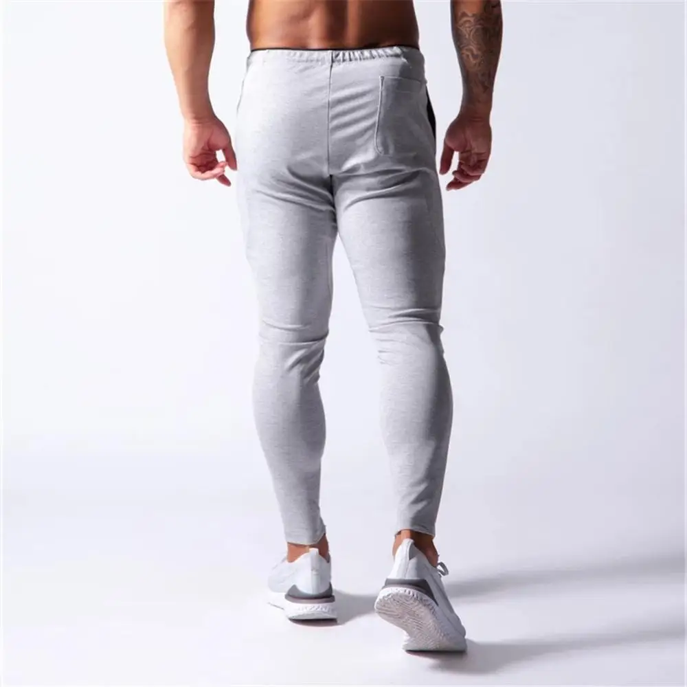 

New Jogging Pants Men Sport Sweatpants Running Pants Men Joggers Cotton Trackpants Slim Fit Pants Bodybuilding Trouser