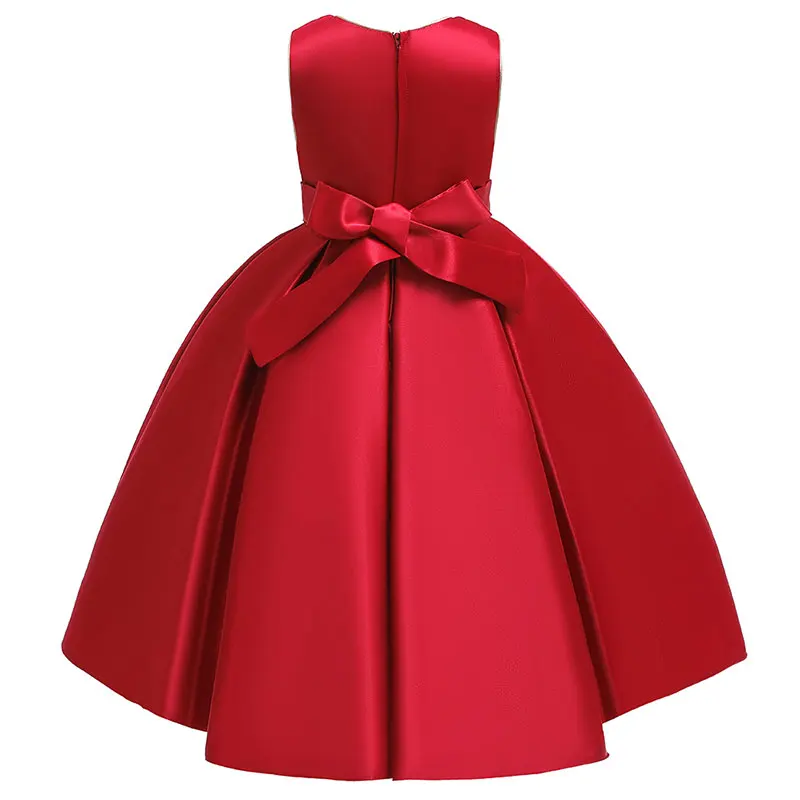 Нарядное платье принцессы для девочек платья выступлений леопардовое без