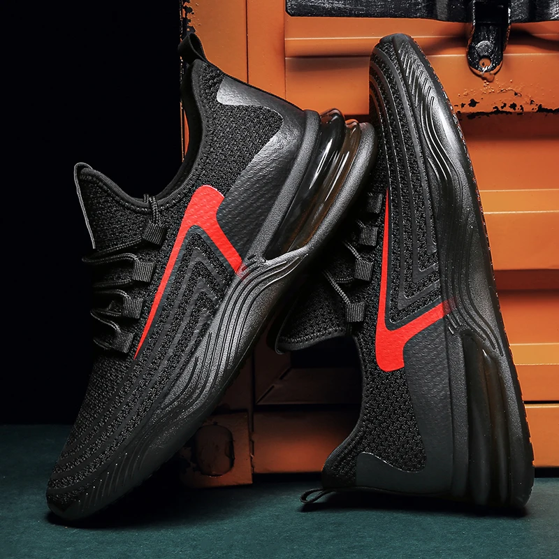 Кроссовки для бега мужские кожаные кроссовки дышащая Легкая сетчатая обувь дома