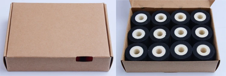 Черный ролик термоплавкого кода даты истечения срока годности для принтера 380