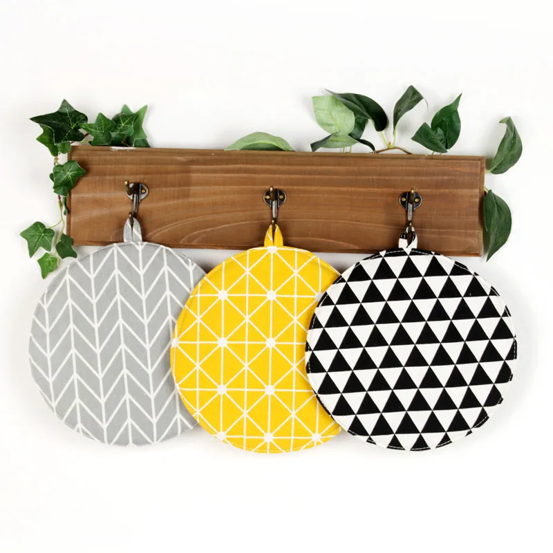 Круглые простые пробковые подставки для кофе чайной кружки Настольный коврик