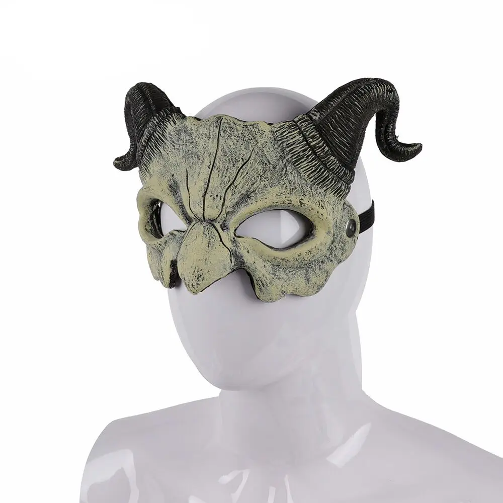 

1000pcs Halloween party Cosplay mask Shofar Demon Mask PU