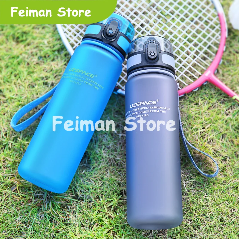UZSPACE Спортивная бутылка для воды протеиновый шейкер Кемпинг Пешие прогулки