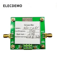 low pass filter module 8th order filtering cut off frequency 1khz in band ripple less than 1db stopband rejection