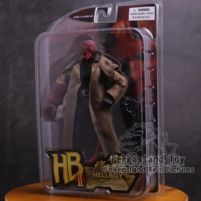 Серия HB Hellboy включает в себя Samaritan пистолет ПВХ фигурку Коллекционная модель