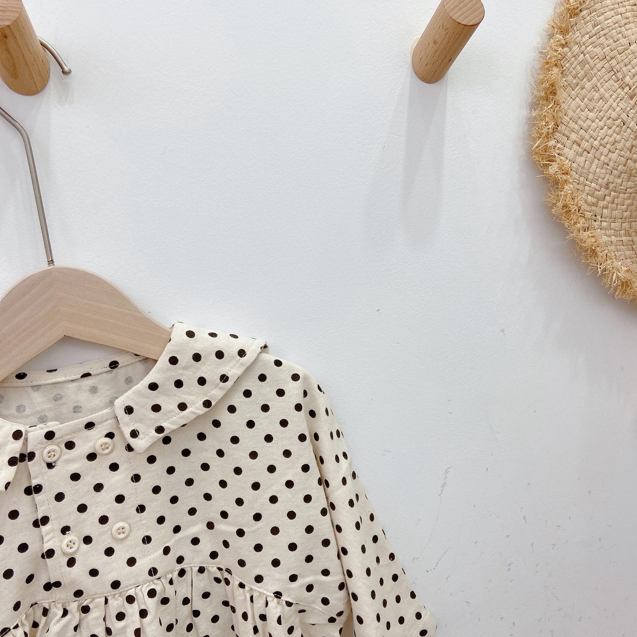 

2021 Kids Girls Linen Cotton Dresses Korean Japan Style Toddler Baby Girls Princess Party Dress Spring Girls Long Sleeves Frock