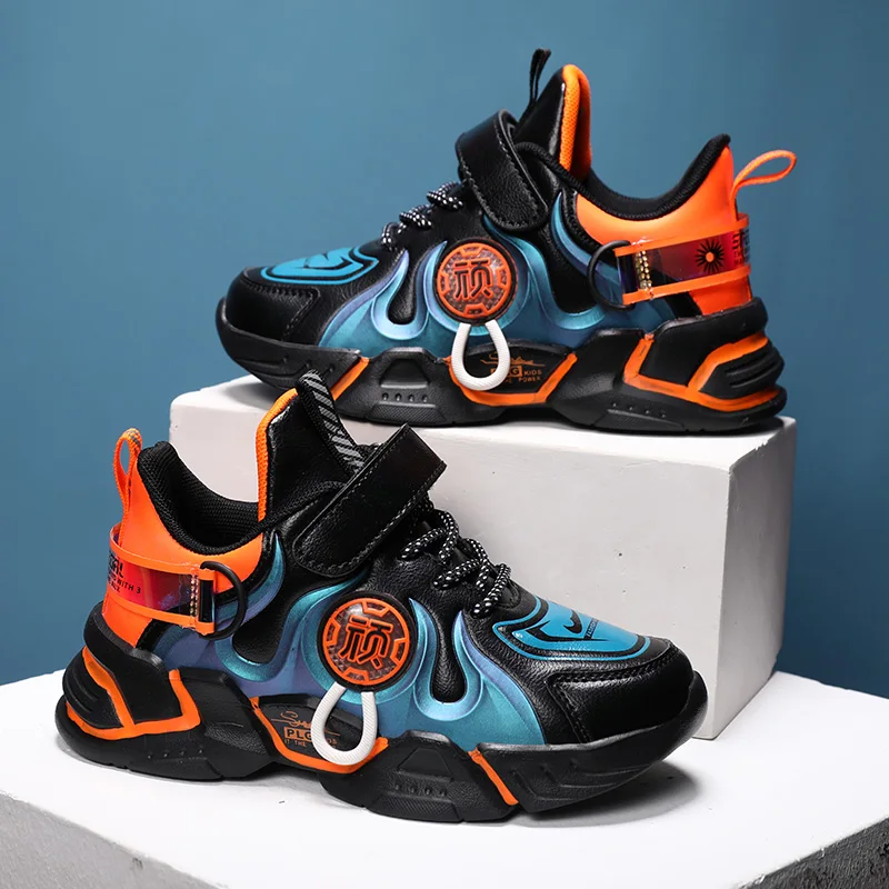 

Fashion Boys Shoes Tennis Running Lightweight Breathable Sneakers for Kids