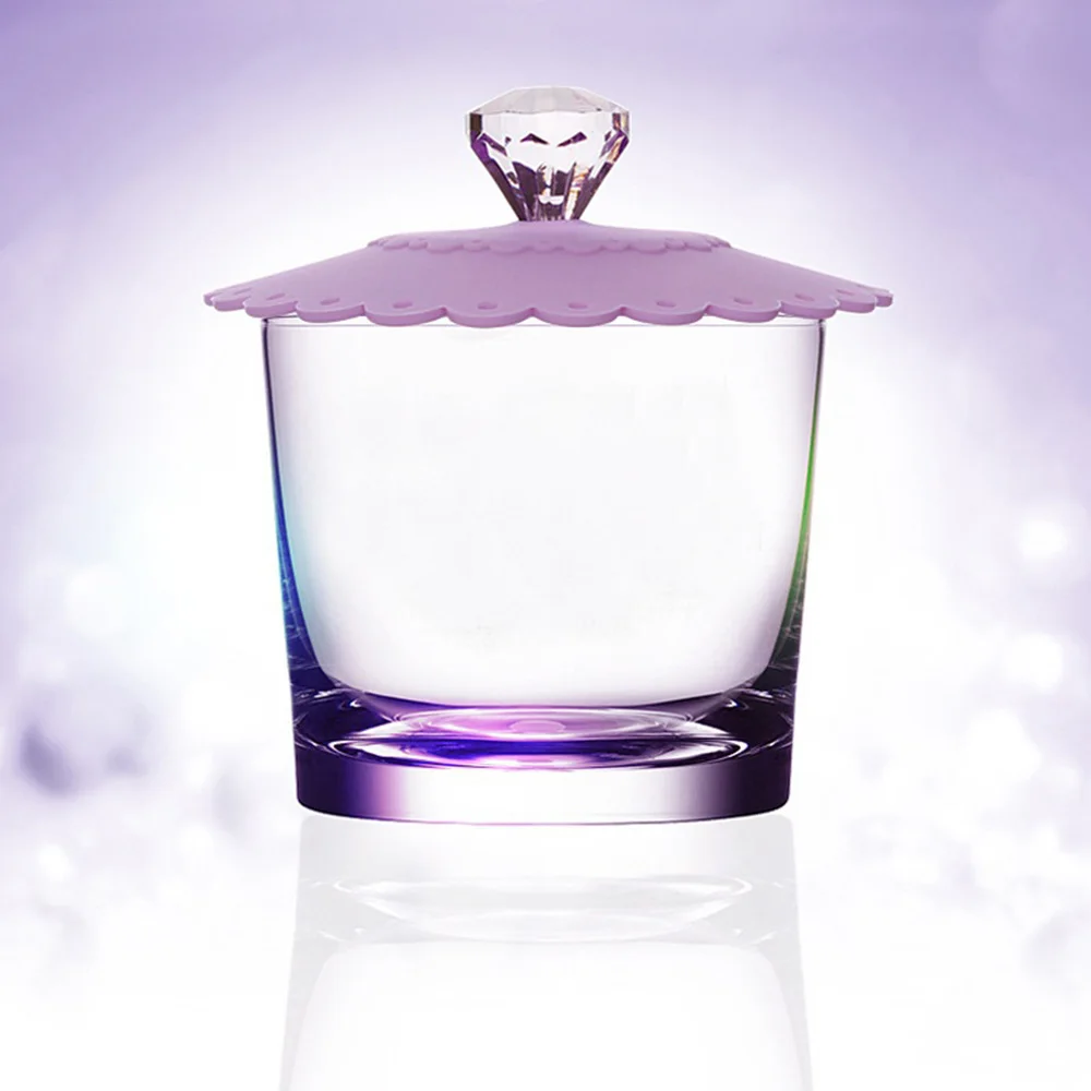 Многоразовая силиконовая крышка для чашек пылезащитный чехол сохранения тепла