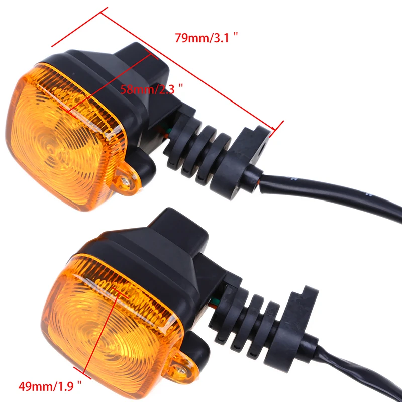 Желтый свет POSSBAY универсальный сигнал поворота мотоцикла индикатор Cafe Racer Blinker Lamp