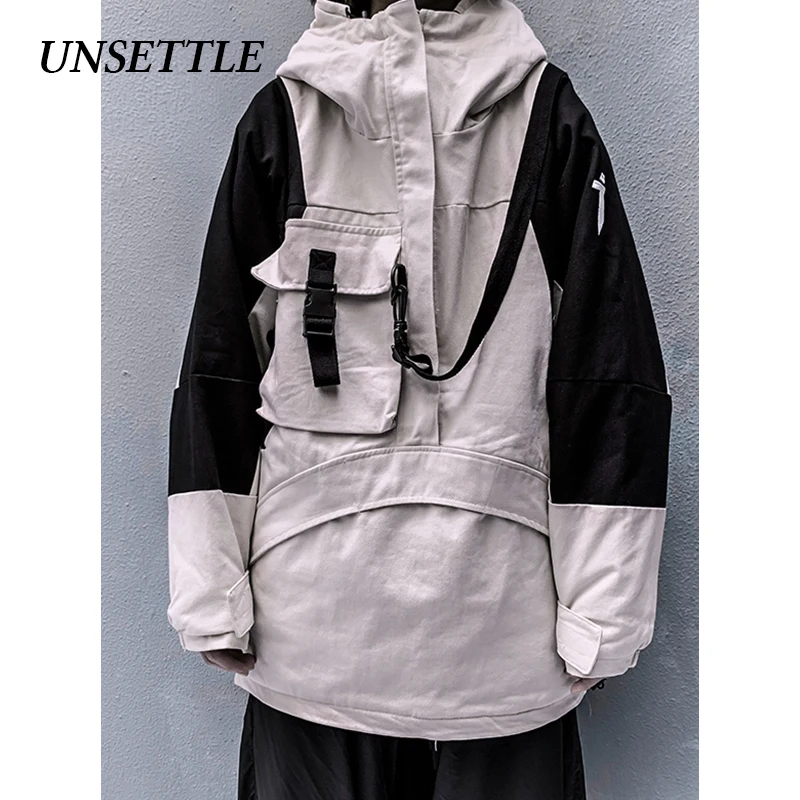 UNSETTLE 2019 японская Толстая Теплая мужская/wo мужская зимняя куртка повседневная