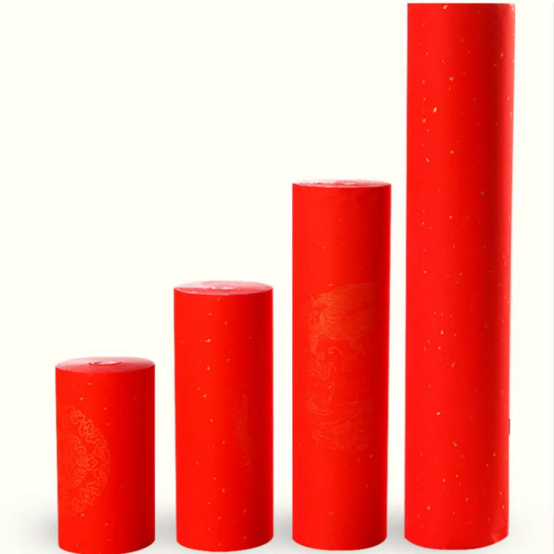 

Chinese Spring Festival Couplets Xuan Paper Calligraphy Paper Chinese Rolling Half Ripe Red Rice Paper Riisipaperi Rijstpapier