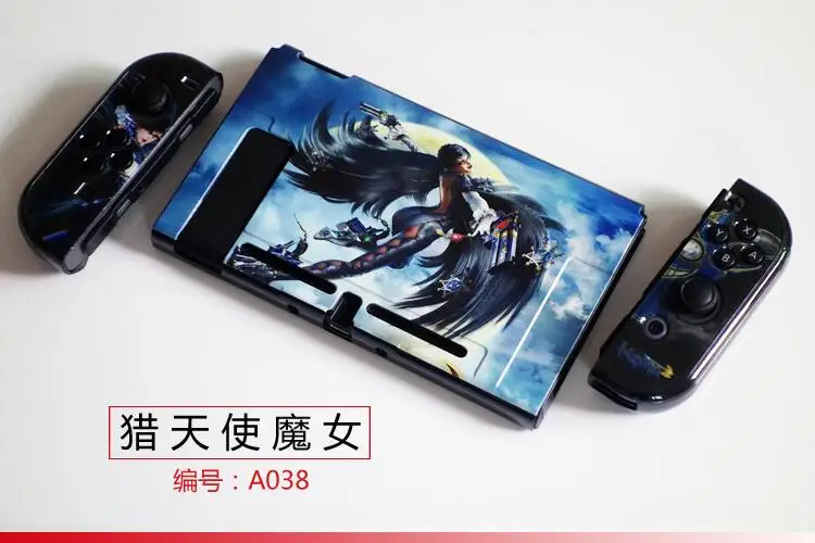 A038 Жесткий защитный чехол для nictendo Switch Console Joy-Con, защита контроллера, прямая стыковка - Цвет: A038