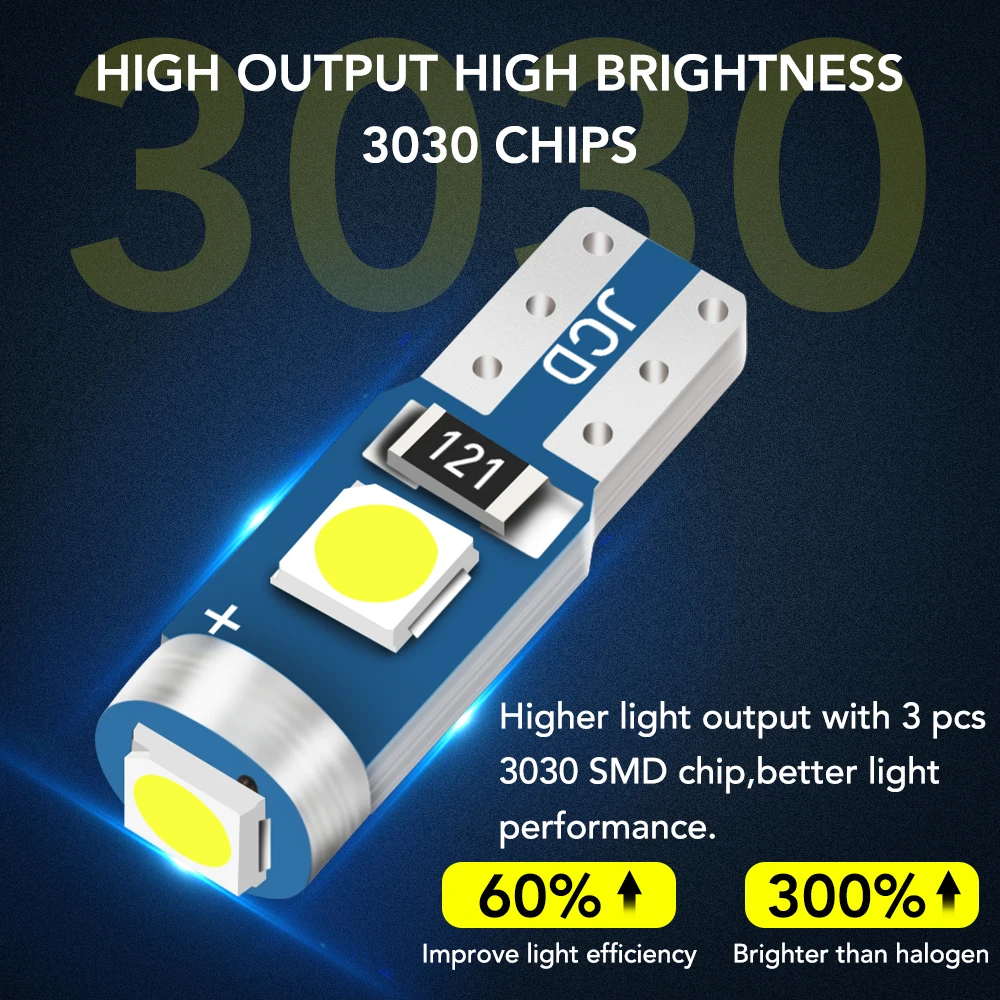 Светодиодные лампы T5 5 шт. для салона автомобиля Renault megane 2 clio duster fluence captur logan Kadjar |