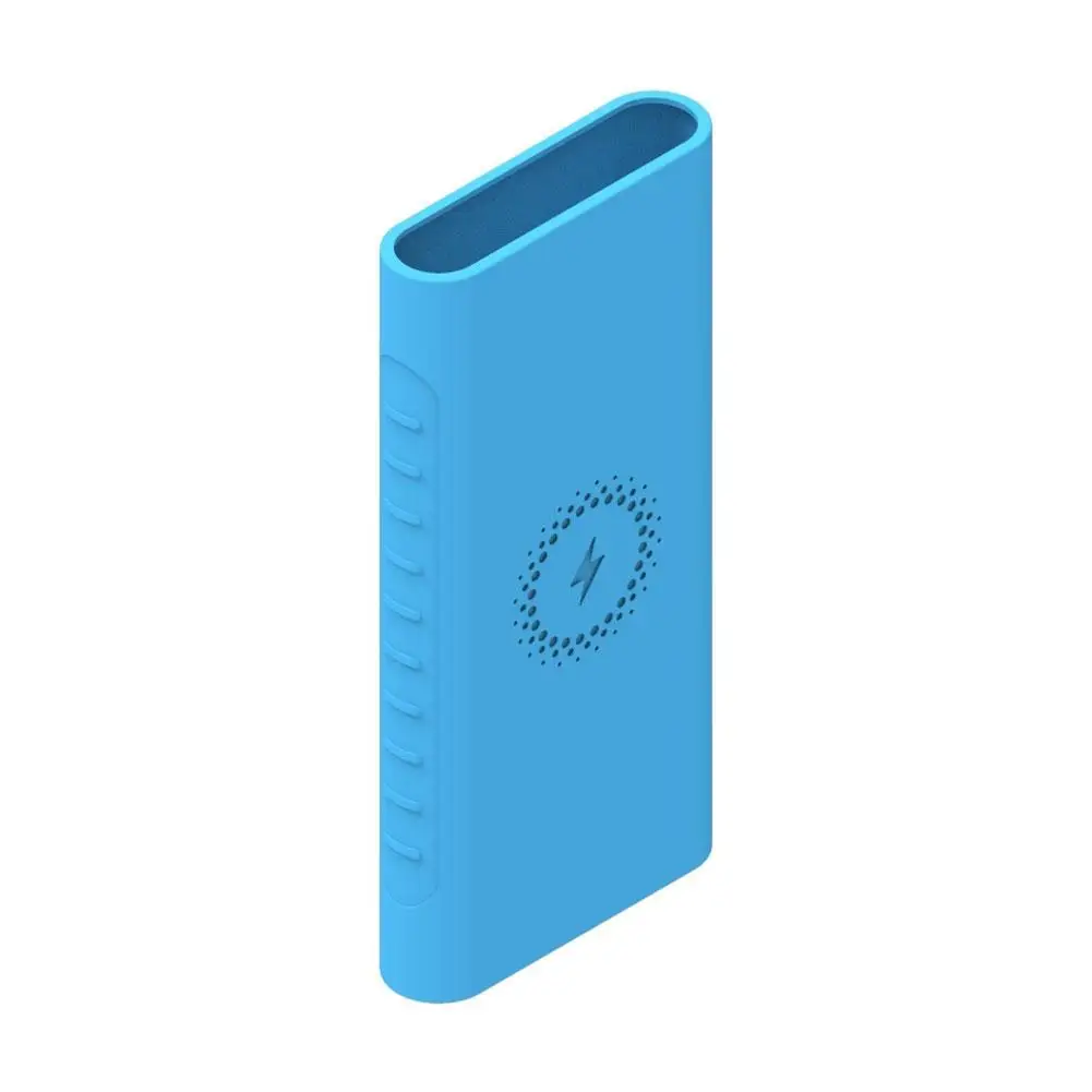 Silicone Protector Case For xiao mi powerbank 10000mAh PLM11ZM Wireless Powerbank Accessories Case WPB15ZM and PLM13ZM Case