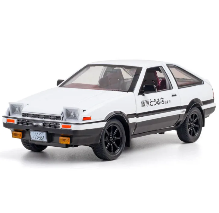 Качественная литая Миниатюрная модель автомобиля из сплава 1:20 TOYOTA AE86