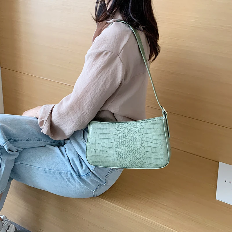 Женская маленькая сумка через плечо винтажная женская на молнии мессенджер в