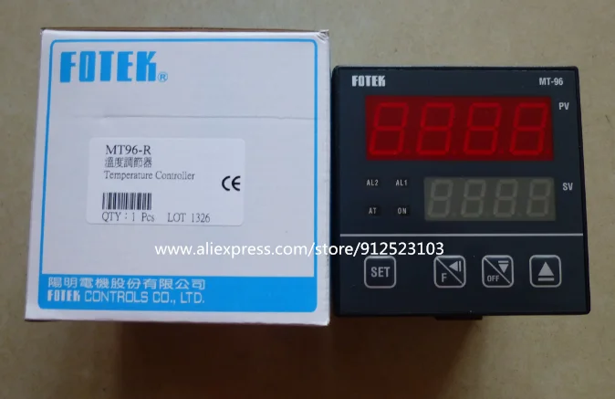 

MT96-R Relay Output FOTEK PID+Fuzzy Temperature Controller 100% New Original 96*96*80