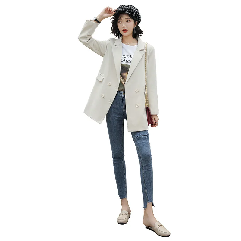 

casual loose suit jacket coat