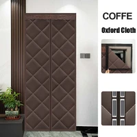 middle size winter autumn warm door curtains automatic close punch free magnet curtain home wind cold protect screen