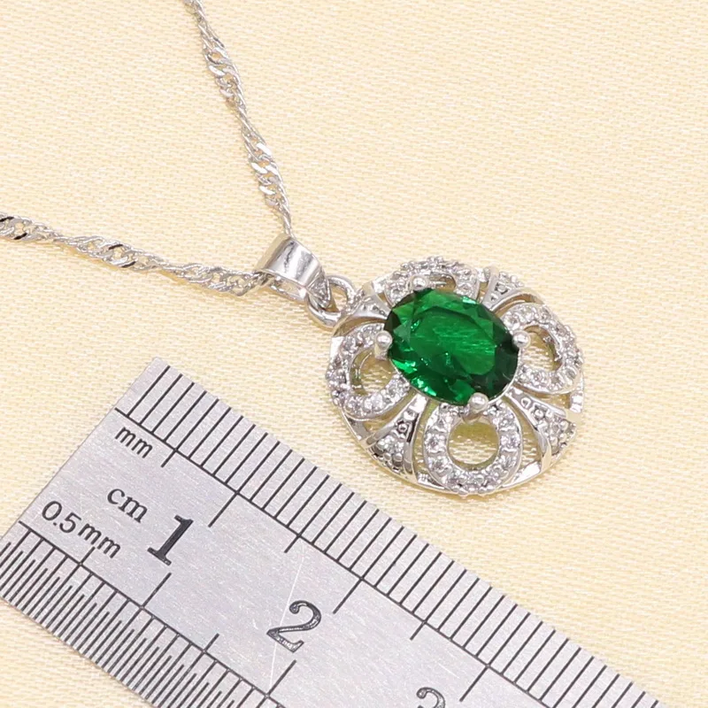 2019 Новый Синий Циркон стерлингового серебра набор украшений для женщин с