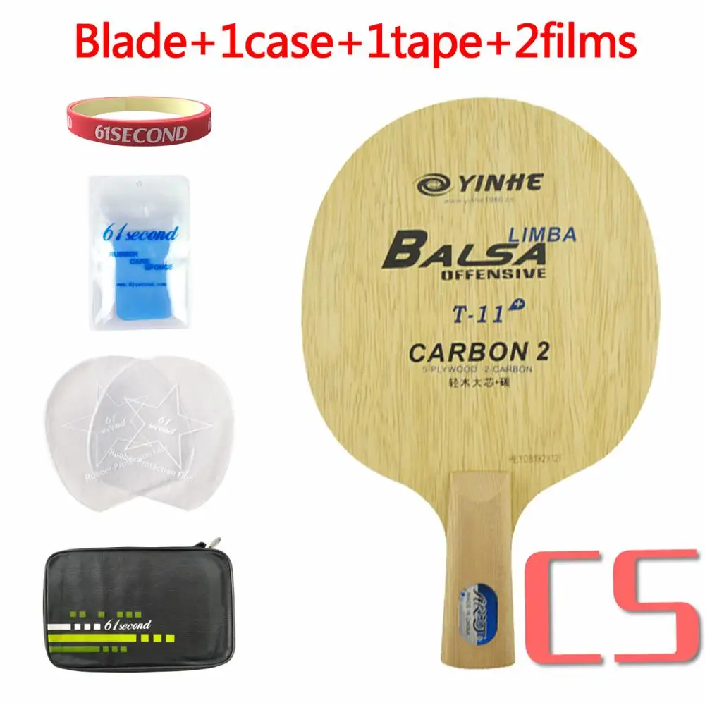 CS with F 1case Yinhe Млечный Путь галактика T-11+ T 11+ T11+ настольный теннис пинг понг лезвие - Цвет: CS with F 1case