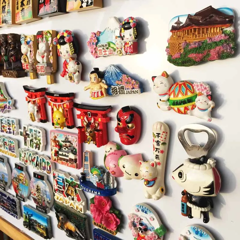 Магнитное украшение для холодильника сувенир в виде города Япония Токио Осака