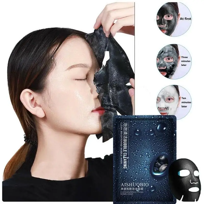 Детоксикация кислородный пузырь лист Маска глубокое очищение маска удаление