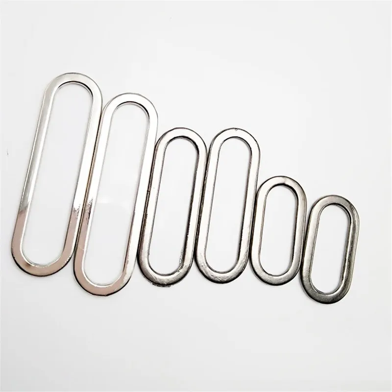 Новое металлическое овальное кольцо сумки для обуви пряжки из сплава одежды