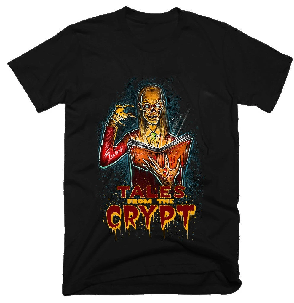 Мужская футболка с надписью Tales Of The Crypt тенниска в стиле хип-хоп крутая майка