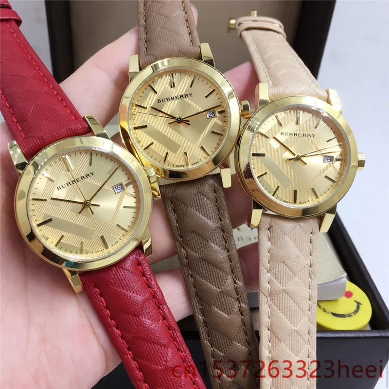

Burberry- watch men's skeleton automatic mechanical AAA watch gold skeleton retro men's women watch quartz watch