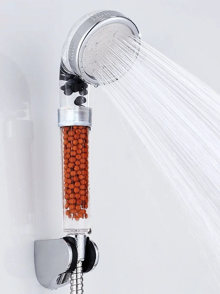 Насадка для душа с хромированным насадкой функцией экономии воды под высоким