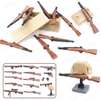 military standard m1 garland rifle manual spraying guns weapons building block ww2 figures army soldier model child gift boy toy