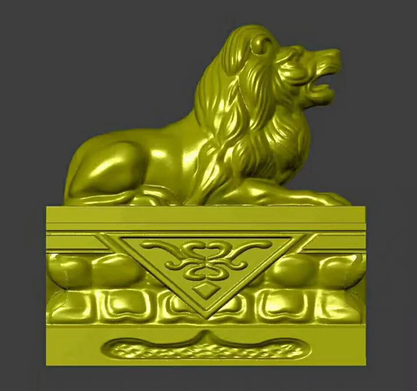 Форма льва из АБС пластика высотой 1 м с бетонным цементом для украшения сада