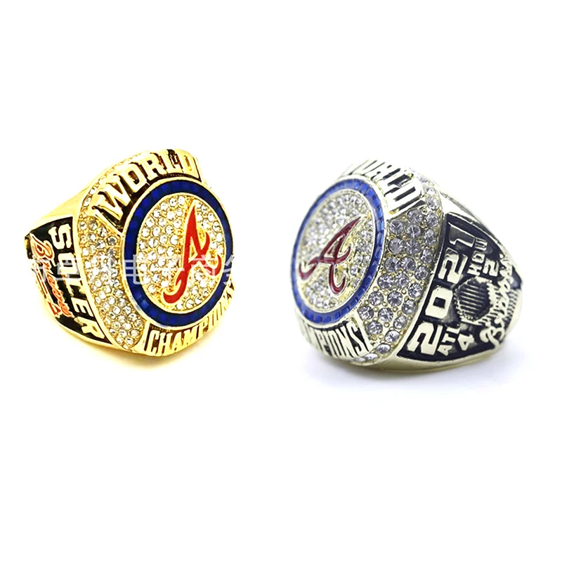 

2021 New Atlantas Braves Series ring for men Championship Ring Soler baseball sports game jewelry cool hip-hop droship gift idea