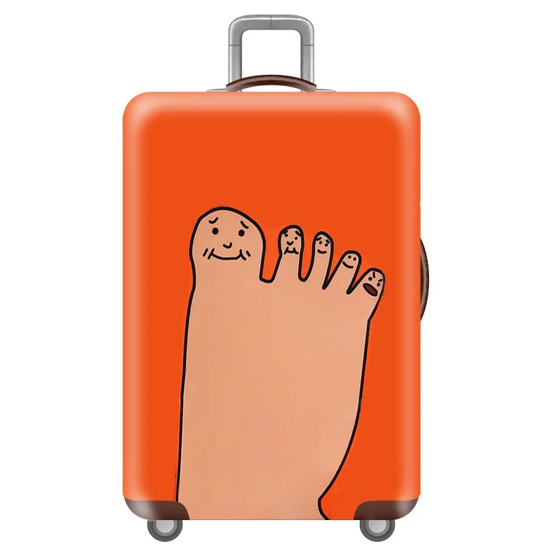 F Luggage cover Плотный Чехол для багажа, эластичные Защитные чехлы для багажа, подходит для чемодана 18-32 дюймов, аксессуары для путешествий - Цвет: F Luggage cover